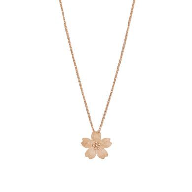 Collier Bouton d'or - Or rose