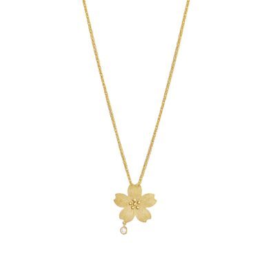 Collier Bouton d'or - Or jaune brillant