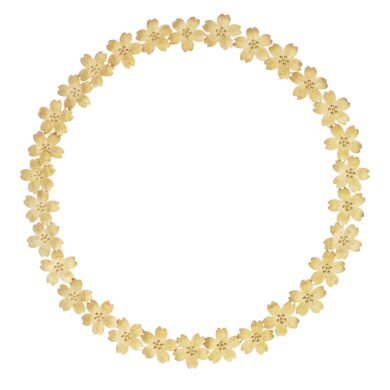 Collier Bouton d'or - Or jaune