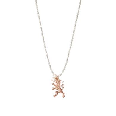 Sautoir Roude Leiw - Or rose labradorite et perles
