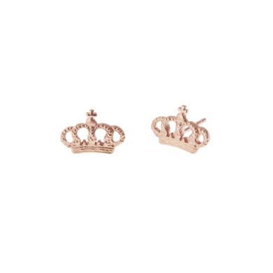Boucles d’oreilles Kroun - Or rose