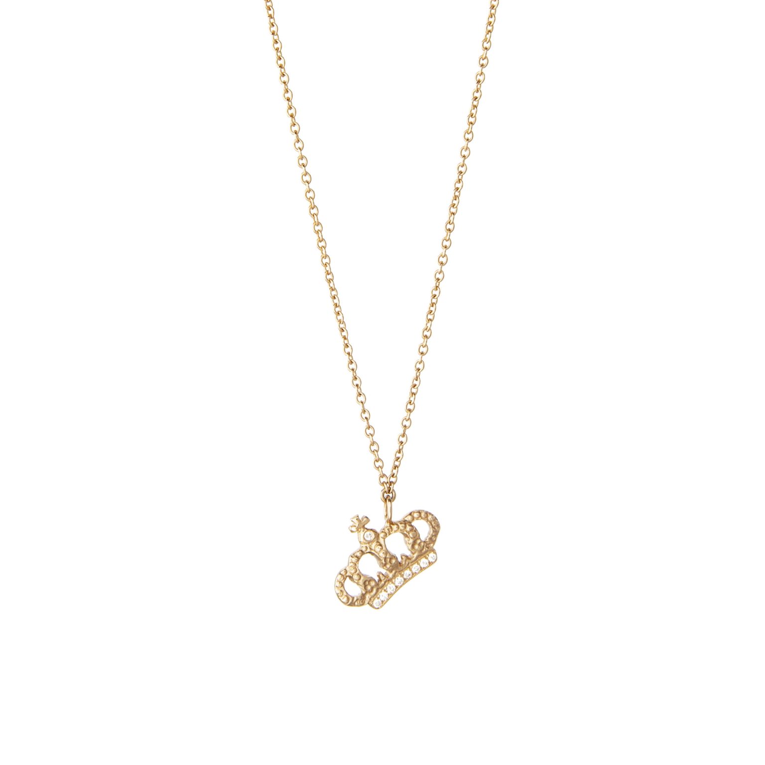 Necklace Kroun - Yellow gold et diamonds