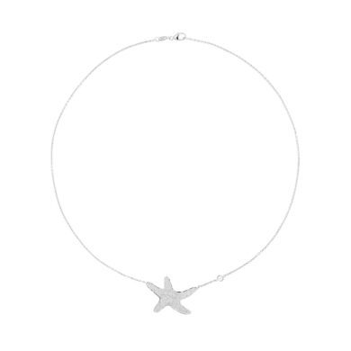 Collier Star Medium - Diamant - Or blanc