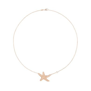 Collier Star Medium - Diamant - Or rose