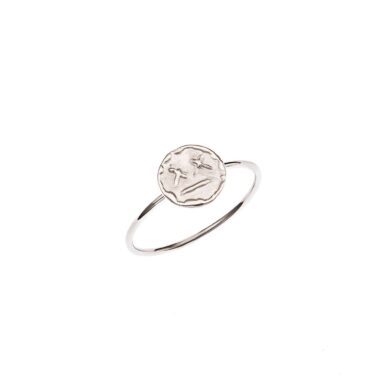 Bague Smile At Me - Mister X - Or blanc