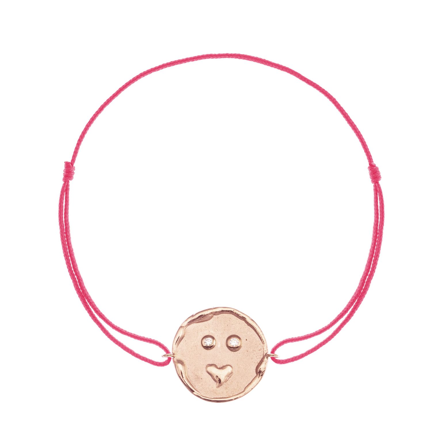 Bracelet Cordon Smile At Me - Kiss Me - Diamants Large