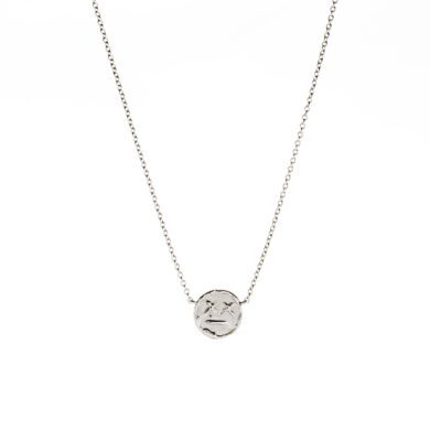 Collier Smile At Me - Mister X - Or blanc