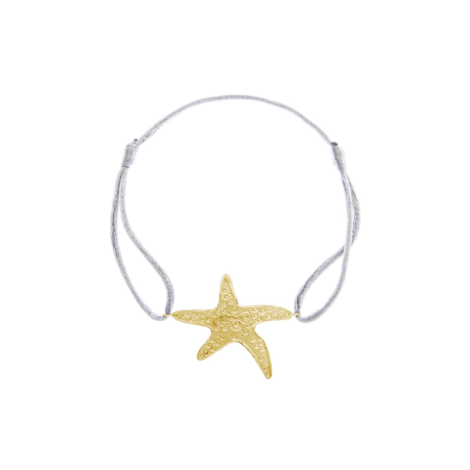 Bracelet Star Medium Cordon - Or jaune
