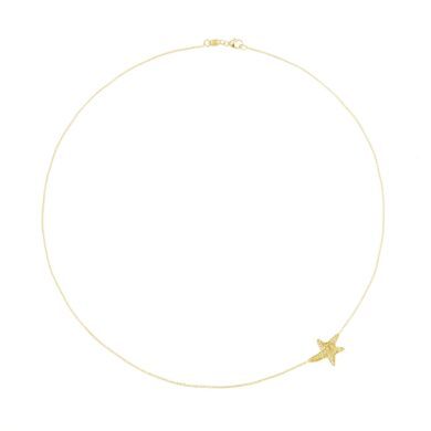 Collier Star Small - Or jaune