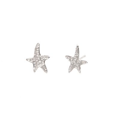 Boucles d’oreilles Star Small - Or blanc