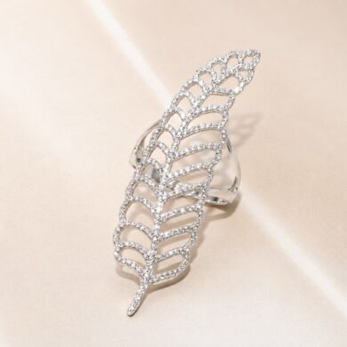 Bague Plume