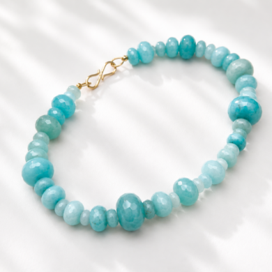 Collier Apatite et crochet