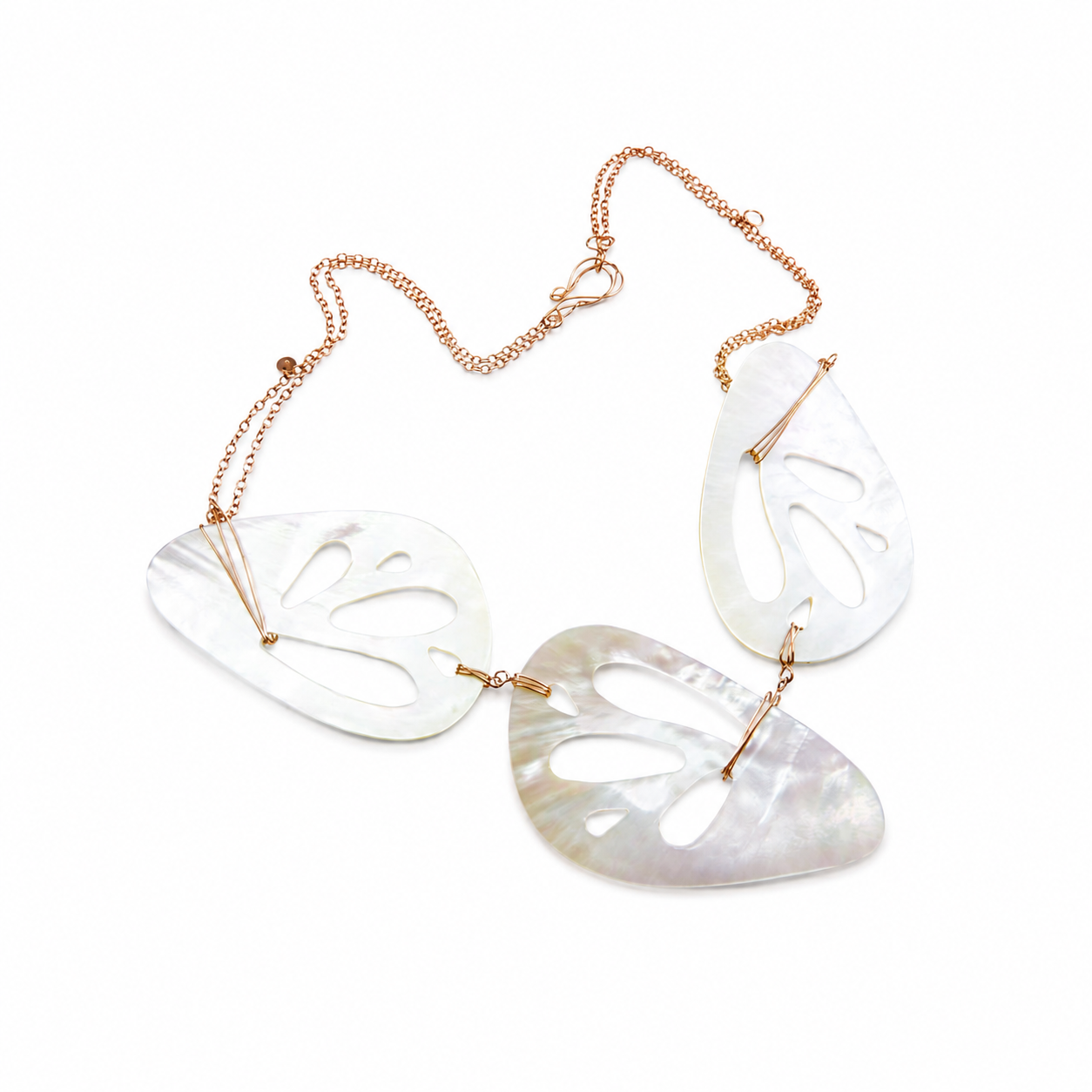 Necklace Pure - 3 Mother of pearls