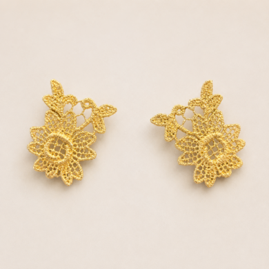 Boucles d'Oreilles EMMA or jaune