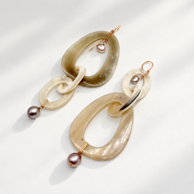 Boucles d'oreilles SAFARI ultra longue